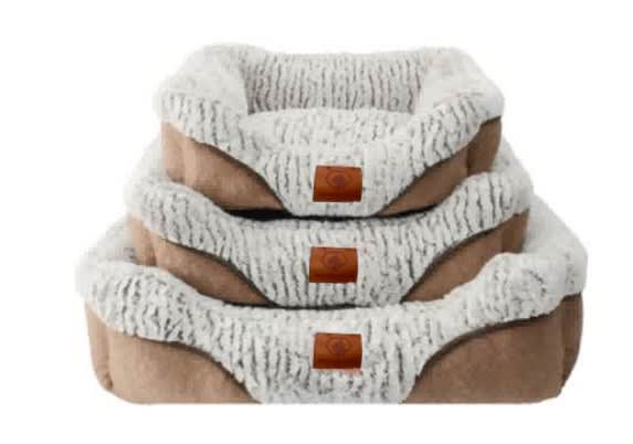 CAMA PARA PERRO ACOLCHADA CAFÉ1