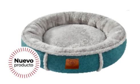 CAMA CIRCULAR AZUL1