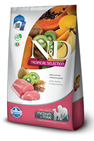 N&D TROPICAL CANINE ADULT MEDIUM CERDO1