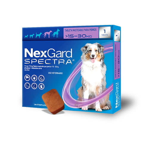 NEXGARD SPECTRA ANTIPARASITARIO EXTERNO E INTERNO1