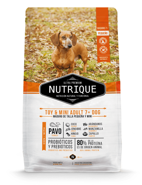 NUTRIQUE MINI ADULTO 7+ PAVO1