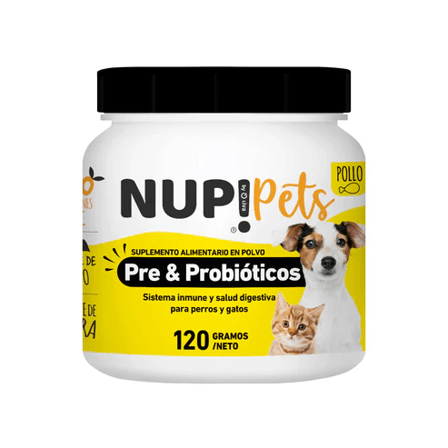 NUP PETS PRE Y PROBIOTICOS 120G4