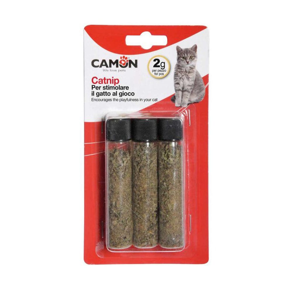 CAMON TUBOS CON HIERBA GATERA/CATNIP1