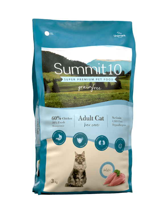 SUMMIT10 GRAIN FREE CAT HAIR CARE POLLO FRESCO (3KG)2