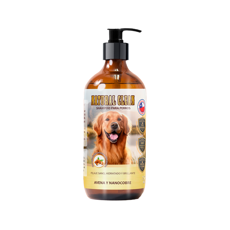 SHAMPOO NATURAL CLEAN AVENA Y NANOCOBRE (PERRO)1