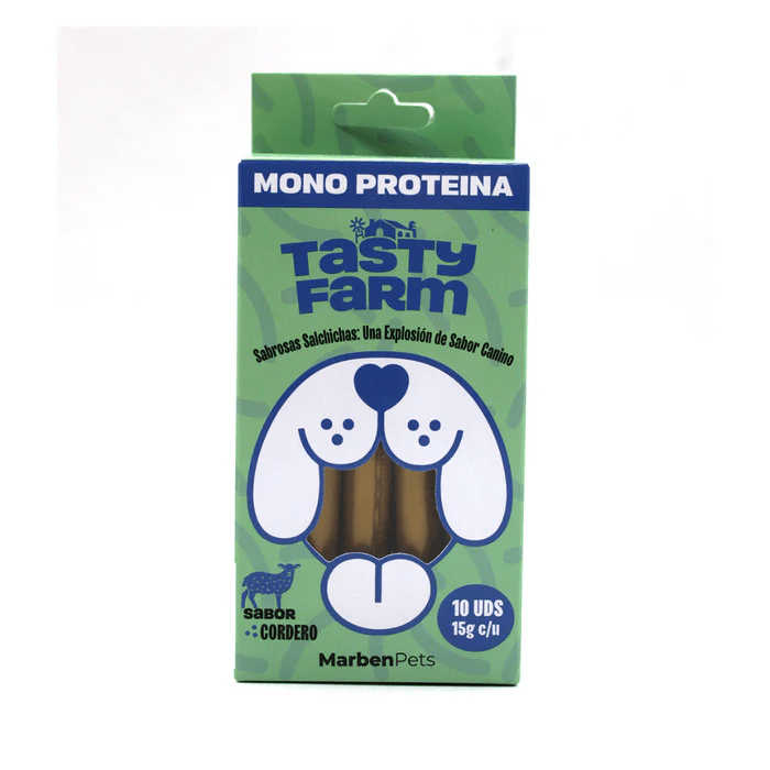 TASTY SALCHICHAS MONOPROTEICAS DE CORDERO1
