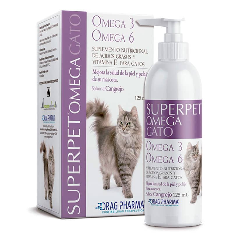 DRAG PHARMA SUPERPET OMEGA 3 Y 6 (125ML)3