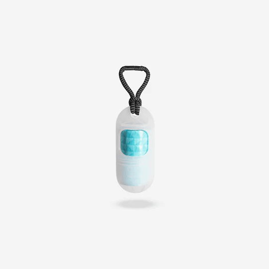 ZEEDOG POOP BAG DISPENSER TRANSPARENT +1 ROLL2