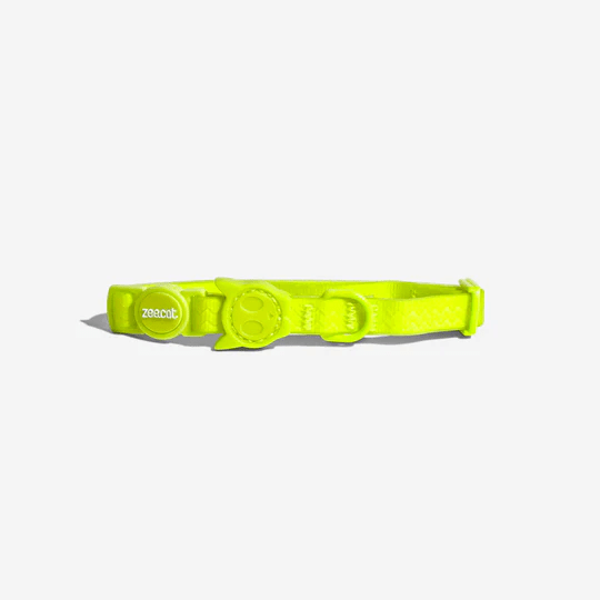 ZEECAT COLLAR NEOPRO LIME1