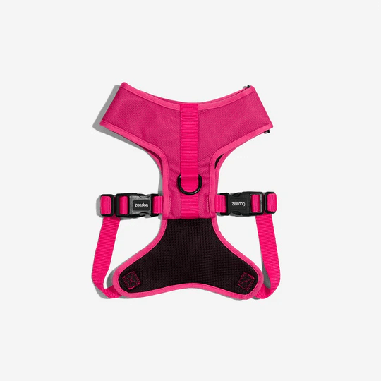 ZEEDOG HARNESS PINK LED ADJUSTABLE AIR MESH1