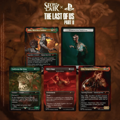 Magic The Gathering Secret Lair x Playstation - The Last of Us Part II