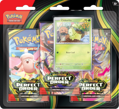 Pókemon Mega Evolution - Perfect Order 3-Pack Blisters (ESP/ENG)