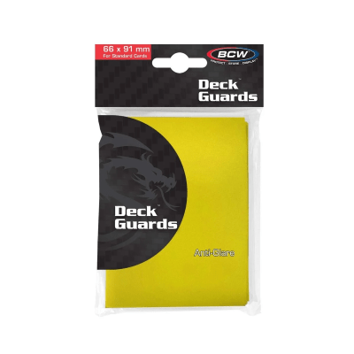 Protectores Deck Guard - Double Matte - Yellow1