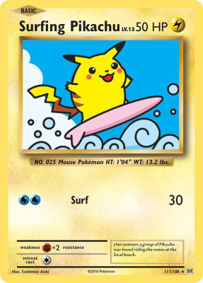 Surfing Pikachu - 111/1081