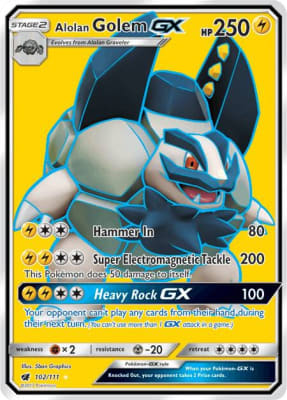 Alolan Golem GX - 102/111