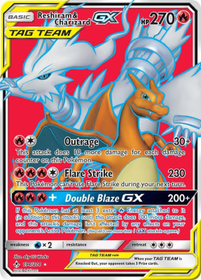 Reshiram y Charizard GX 194/214