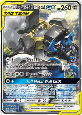 Lucario & Melmetal GX - SM192 Promo