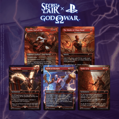 Magic The Gathering Secret Lair x Playstation - God of War: Greek6