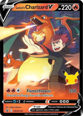 Lance's Charizard V - SWSH133 Promo1