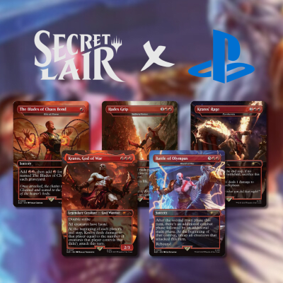 Magic The Gathering Secret Lair x Playstation - God of War: Greek