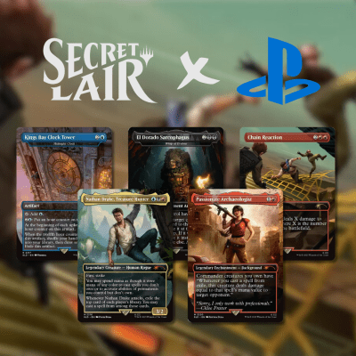 Magic The Gathering Secret Lair x Playstation - Uncharted: Saga of Thieves