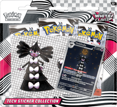 Pokémon Scarlet & Violet - White Flare Tech Sticker Collection (ESP/ENG)1
