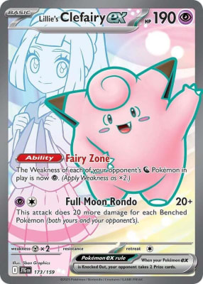 Lillie's Clefairy ex 173/1591