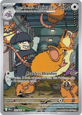 Team Rocket's Raticate - 202/1821