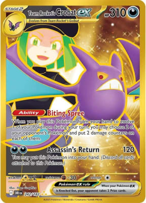Team Rocket's Crobat ex - 242/1821
