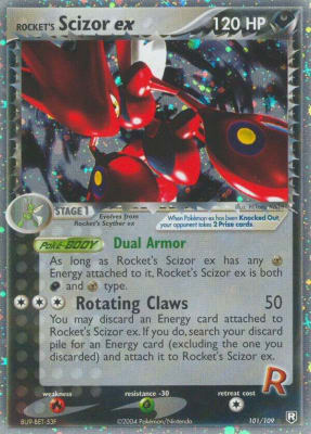 Rocket's Scizor ex - 101/109