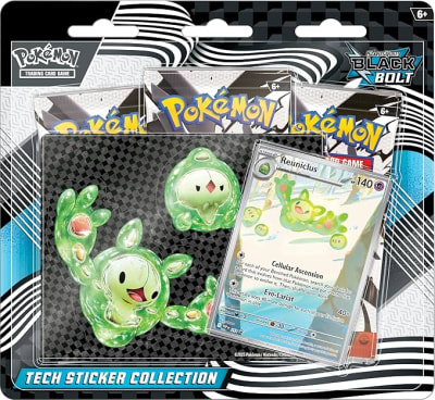 POK Black Bolt Tech Sticker Collection Español3