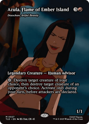 Azula, Flame of Ember Island (Borderless) Foil