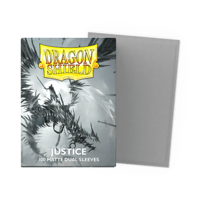 DRAGON SHIELD - SLEEVES STANDARD SIZE MATTE DUAL JUSTICE (100)