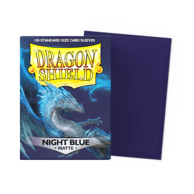 DRAGON SHIELD - SLEEVES STANDARD SIZE NIGHT BLUE MATTE (100)1