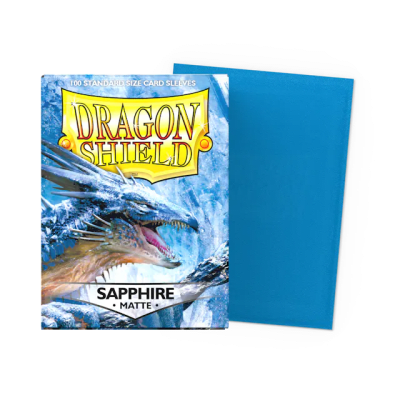DRAGON SHIELD - SLEEVES STANDARD SIZE SAPPHIRE MATTE (100)