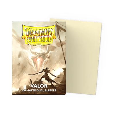 DRAGON SHIELD - SLEEVES STANDARD SIZE MATTE DUAL VALOR (100)
