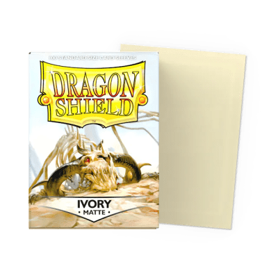 DRAGON SHIELD  SLEEVES STANDARD SIZE IVORY MATTE (100)