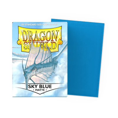 DRAGON SHIELD - SLEEVES STANDARD SIZE SKY BLUE MATTE (100)1