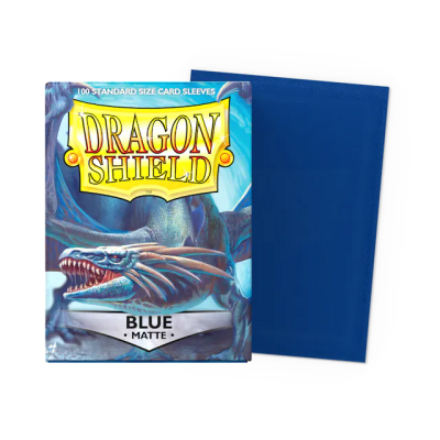 DRAGON SHIELD - SLEEVES STANDARD SIZE BLUE MATTE (100)1