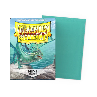 DRAGON SHIELD - SLEEVES STANDARD SIZE MINT MATTE (100)