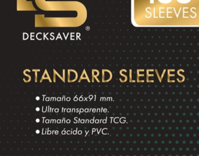 Fundas Standard (100 unidades) Transparente Deck saver1