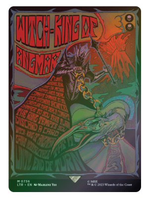 Witch-king of Angmar - Borderless Poster Foil