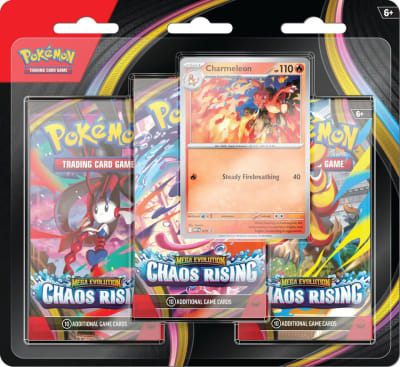 Pókemon Mega Evolution - Chaos Rising 3-Pack Blisters (ESP/ENG)