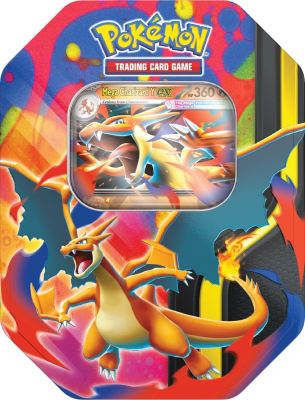 Pókemon Mega Evolution - Mega Charizard Y Tin (ESP/ENG)2