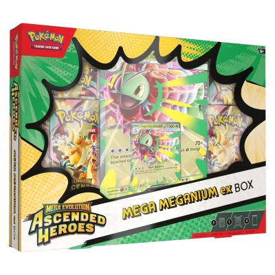 Pókemon Mega Evolution - Ascended Heroes Mega Meganium ex Box (ESP/ENG)1