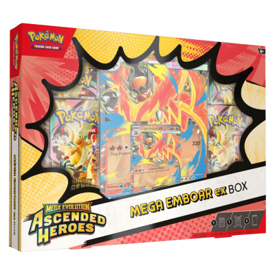 Pókemon Mega Evolution - Ascended Heroes Mega Emboar ex Box (ESP/ENG)