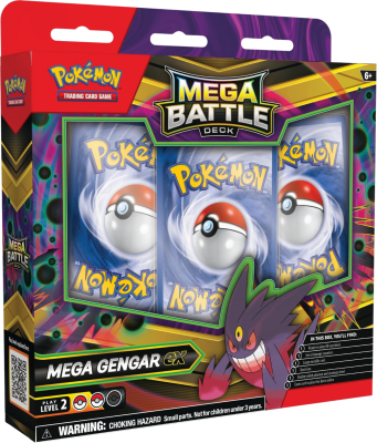 Pokémon Mega Battle Deck Mega Gengar ex (ESP)1