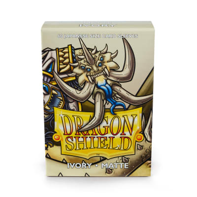DRAGON SHIELD - SLEEVES JAPANESE SIZE MATTE (60) - IVORY1