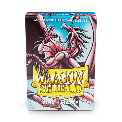 DRAGON SHIELD - SLEEVES JAPANESE SIZE MATTE (60) - PINK