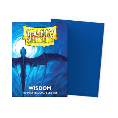 DRAGON SHIELD - SLEEVES STANDARD SIZE MATTE DUAL WISDOM (100)